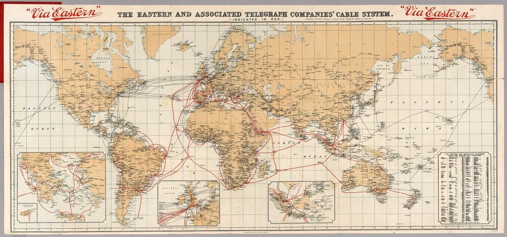 Figure 2: the Eastern and Associated Telegraph Companies' cable system