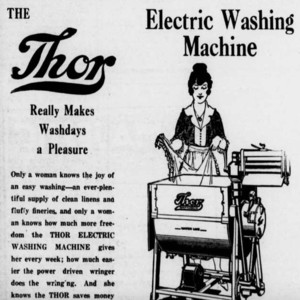 "Thor Electric Washing Machine."