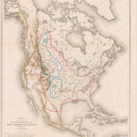 Figure 3: Map Illustrating the Extermination of the American Bison