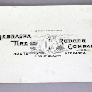 Nebraska Tire and Rubber Company Certificate