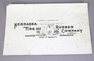 Nebraska Tire and Rubber Company Certificate