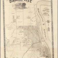 Map of Omaha City, Nebraska