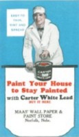 Carter White Lead Paint Ad