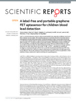 A label-free and portable graphene FET aptasensor for children blood lead detection.pdf